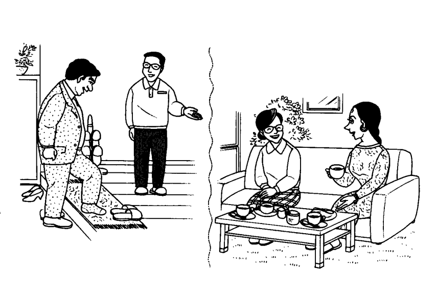 Bài 7: Xin lỗi có ai ở nhà không?